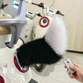 Electric Wagging Animal Tail for Car Motorcycle Decor Remote Controlled shake Plush Tail Funny Auto Accessory Fox Tail Ornament