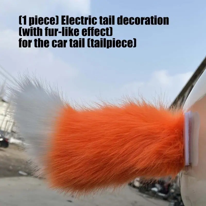 Realistic Animal Tail Car Accessory With Wireless Remote Control And USB Rechargeable For Vehicle Decoration D7YA