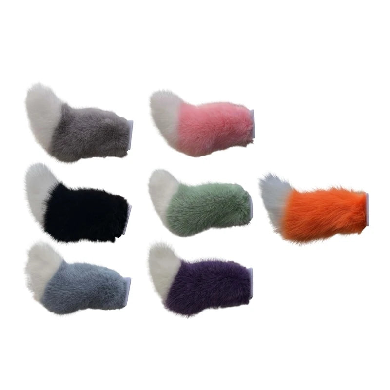 Realistic Animal Tail Car Accessory With Wireless Remote Control And USB Rechargeable For Vehicle Decoration D7YA