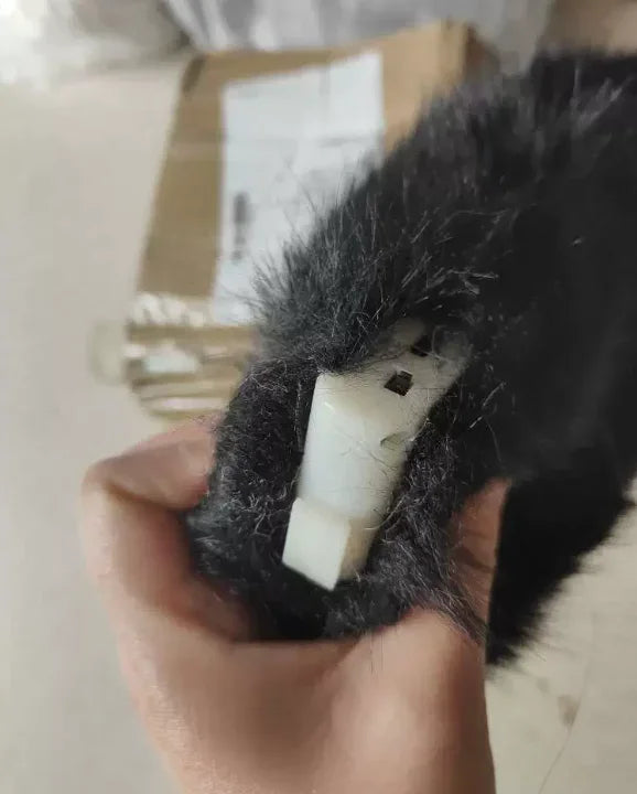 Electric Wagging Animal Tail for Car Motorcycle Decor Remote Controlled shake Plush Tail Funny Auto Accessory Fox Tail Ornament
